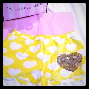 Victoria's secret sequined sleep shorts